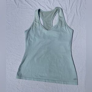 Alo Racerback tank teal